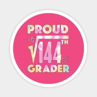 Proud 12th Grader Square Root of 144 Teachers Students Magnet